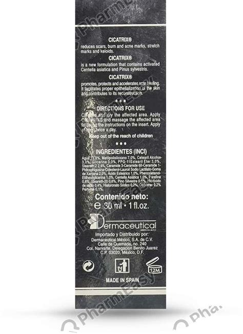 Buy CICATRIX CREAM 30ML Online & Get Upto 60% OFF at PharmEasy