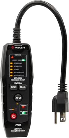 Triplett ET550 AFCI/GFCI Receptacle Tester : Amazon.in: Industrial ...