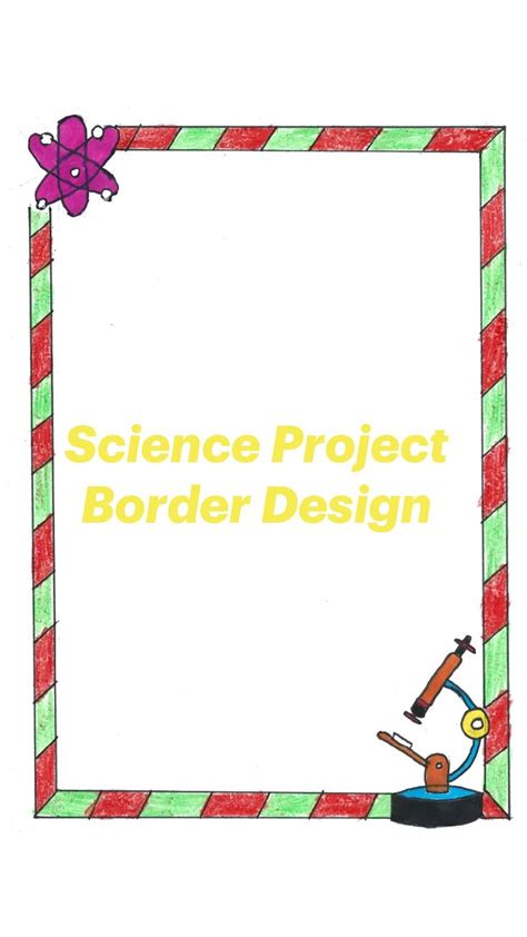Image result for Border Design for Projects Science