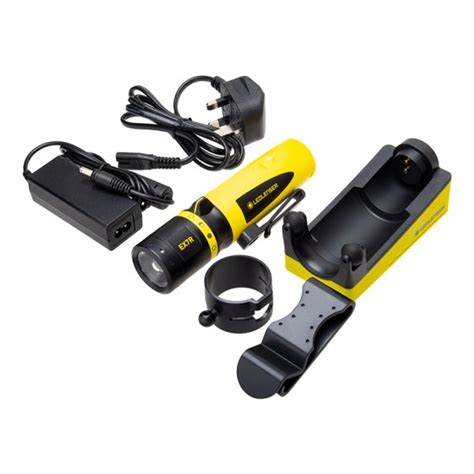 Ledlenser EX7R Intrinsically Safe LED Flashlight, 220 Lumens ...