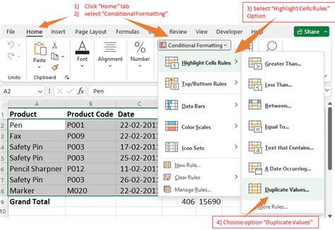 Conditional Formatting Excel Highlight Duplicate 的图像结果