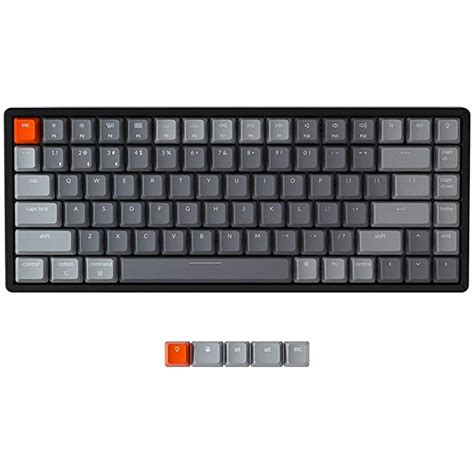 Buy Keychron K2 84 Gateron Mechanical Keyboard with RGB Red Switch and ...