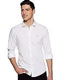 Allen Solly Men's Plain Slim Fit Casual Shirt: Amazon.in: Clothing ...