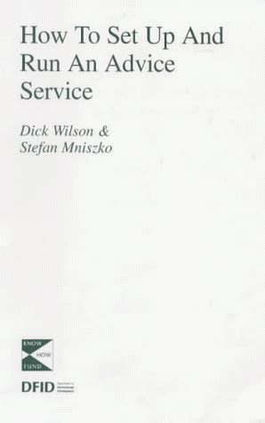 Buy How to Set Up and Run an Advice Service Book Online at Low Prices ...