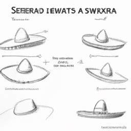 How To Draw A Sombrero - A Step By Step Drawing Guide - Custom Paint By ...