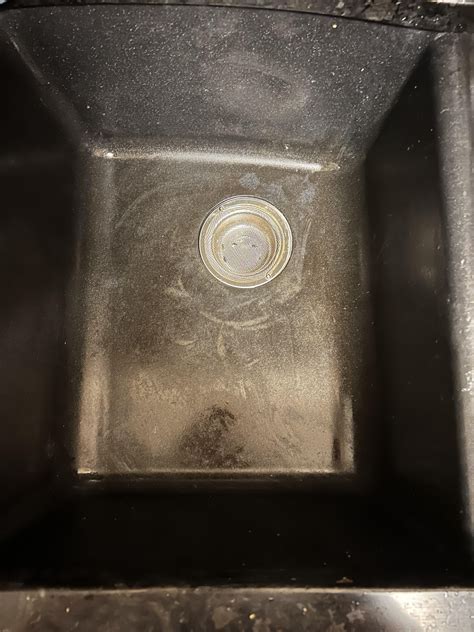 Have stains in my black granite sink (I think their water stains). Any ...