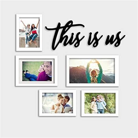 Art Street Valentine Theme Set of 3 Wall Photo Frame Love MDF Plaque ...