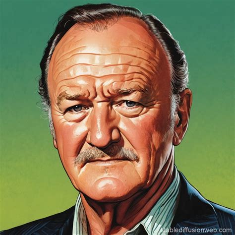 Gene Hackman Portrait | Stable Diffusion Online