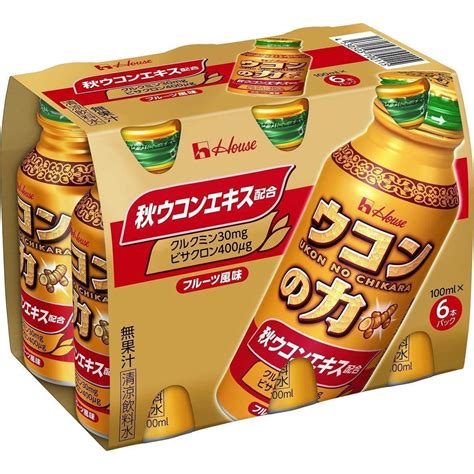 House Ukon no Chikara Turmeric Supplement Drink 6 Bottles – Japanese Taste