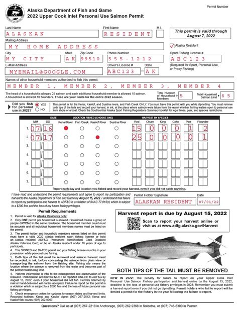 Regulations - Kasilof River Personal Use Salmon Fishery, Alaska ...
