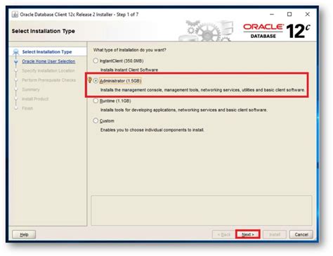 Installing Oracle 12C 的图像结果