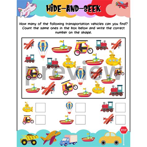 Transportation Vehicles for Kids 的图像结果