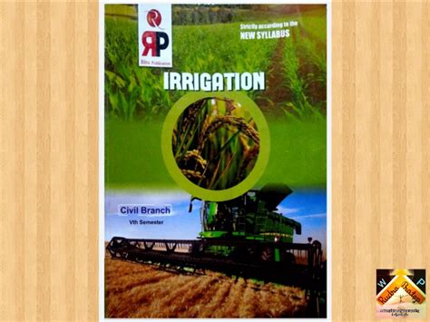 Irrigation Engineering Book for 5th Semester Civil Download free! - Way ...