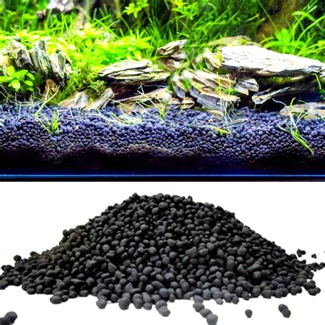Metreno Aquarium Black Soil for Fish Tank Plants, Aqua Soil for Fish ...