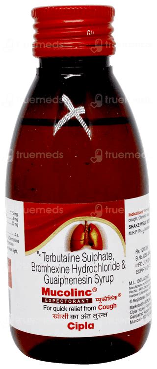 Mucolinc Expectorant 100 Ml - Uses, Side Effects, Dosage, Price | Truemeds