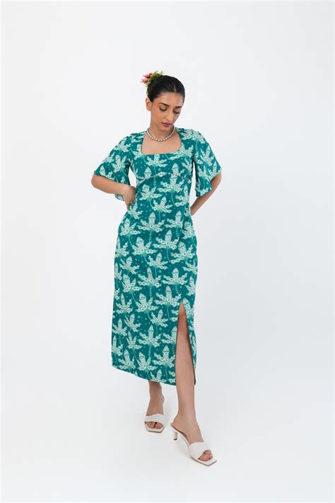 MAGNOLIA SLIT DRESS – label graph