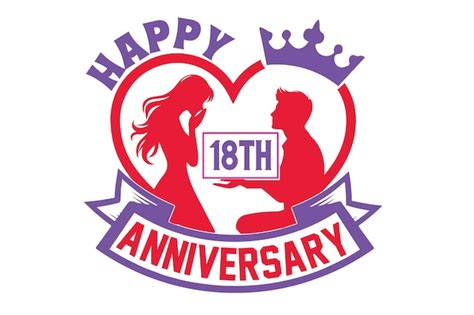 Happy anniversary | Premium Vector