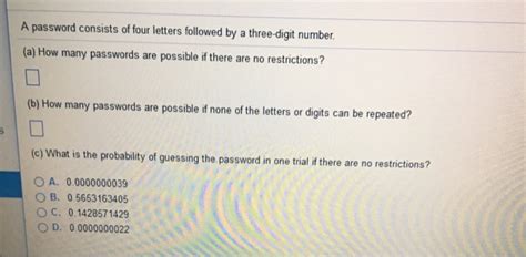 Image result for Write All 4 Digit Number Password