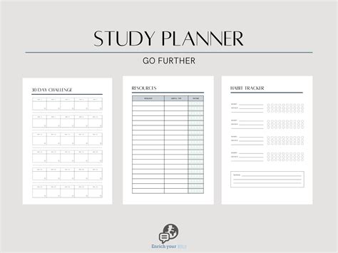 Image result for Study Planner Notebook