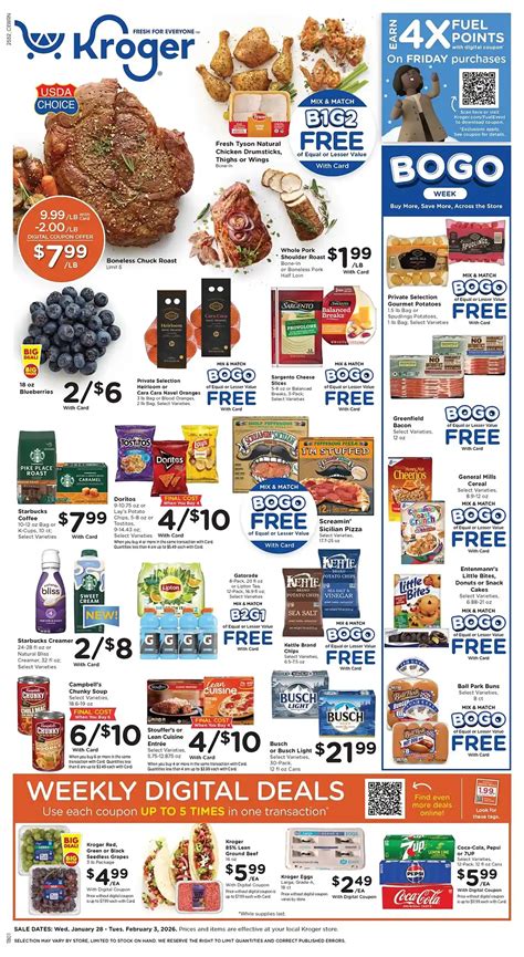 Kroger Weekly Ad (2/4/26 - 2/10/26) >> Next Week Deals