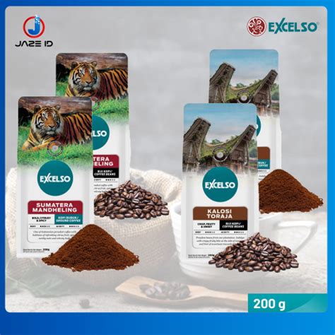 Jual Excelso Sumatera Mandheling Kalosi Toraja Coffee Kopi Biji Bubuk ...