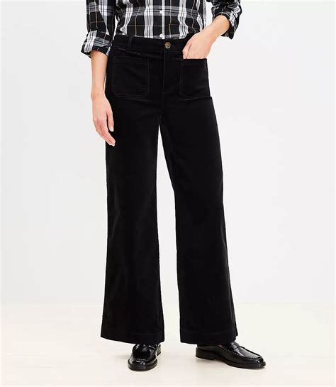 Palmer Wide Leg Pants in Brushed Corduroy
