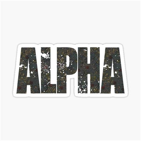 Alpha Sign Sticker 的图像结果