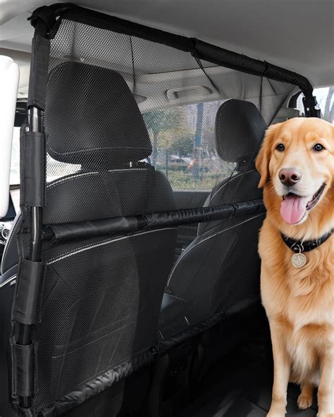 VEVOR Dog Car Barrier, 56" Wide Car Divider for Front Seats ...