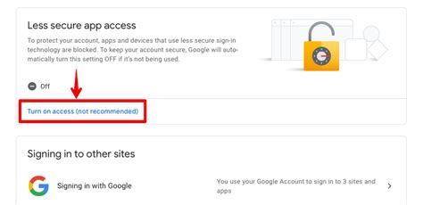 Image result for Gmail Less Secure App Access