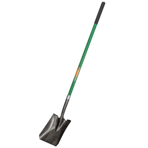 Snapklik.com : Ames True Temper Square Point Shovel W/ 47" Fiberglass ...