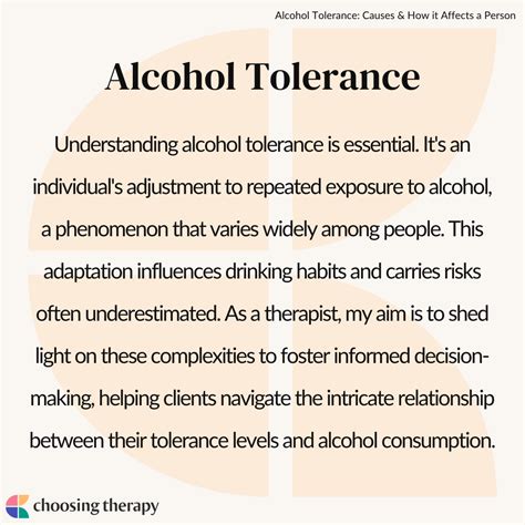 How Does Increased Alcohol Tolerance Affect a Person?