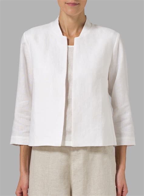 Womens Long Linen Jacket at Buddy Franzen blog