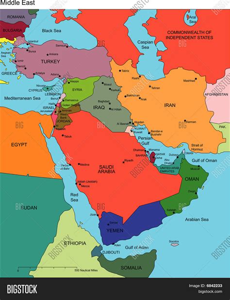Middle East Map With Country Names Which Are The Middle Eastern