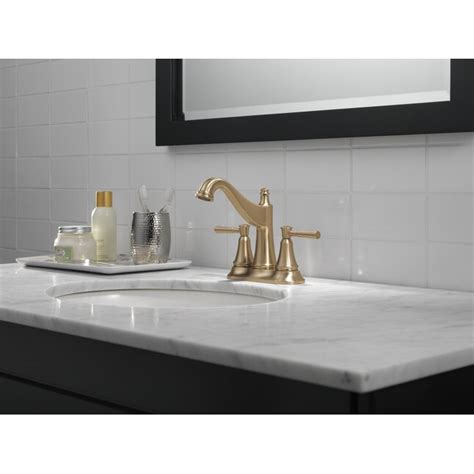 Delta Mylan Champagne Bronze 4-in centerset 2-handle WaterSense ...