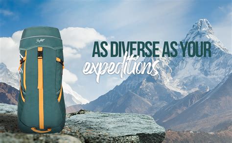Skybags Sonic 45 Ltrs Green Rucksack (Sonic) (Extra Large Size ...
