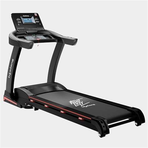 Buy Lifelong Automatic AC Motor 6HP Treadmill with 7inch Touch TFT ...