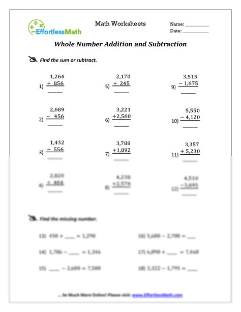Image result for Whole Number Answer Addition