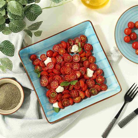 Teramo Square Platter Blue 1 Pc – Wonderchef India