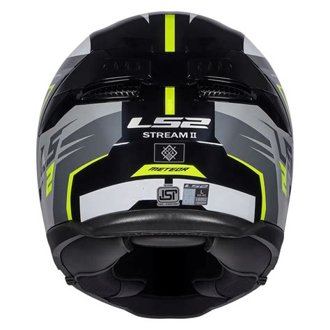 LS2 FF320 STREAM ll METEOR - GLOSS BLACK NEON – Arihant Helmets