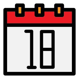 Lade kostenlose Kalender Icons im PNG- und SVG-Format herunter