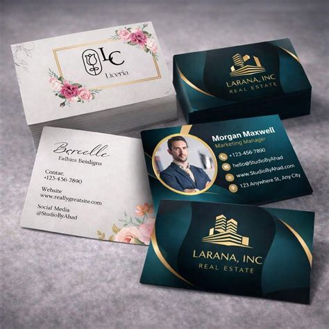 10 Business Card Templates Bundle | Editable Professional Visiting ...