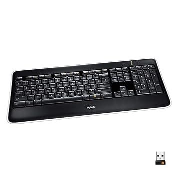 Amazon.in: Buy Logitech Wireless Illuminated Keyboard K800 - AP - Black ...