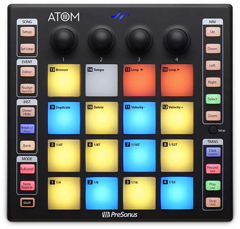 PreSonus ATOM Production and Performance Pad Controller with Studio One ...