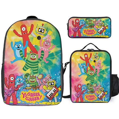 Yo Gabba GabbaLand Yo Gabba GabbaLand 3 Piece Backpack Set with Lunch ...