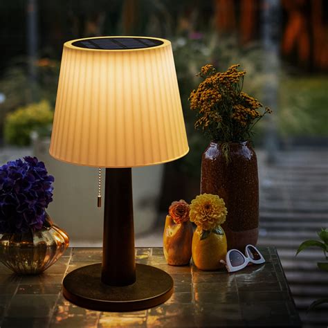 Weatherproof Table Lamps 8.7'' Battery Outdoor Table Lamp Designer