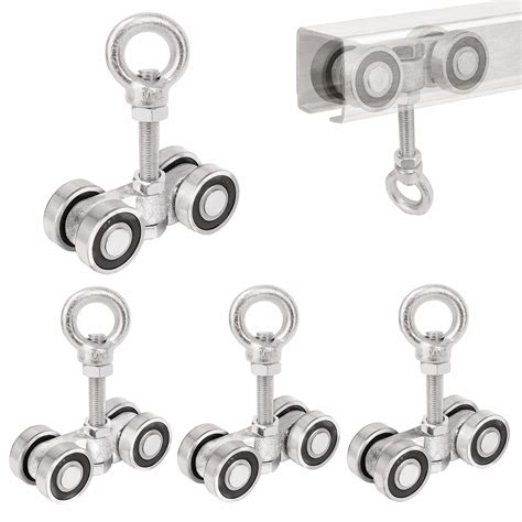 BiJun 4 Wheel Unistrut Trolley Silent Trolley Assembly India | Ubuy