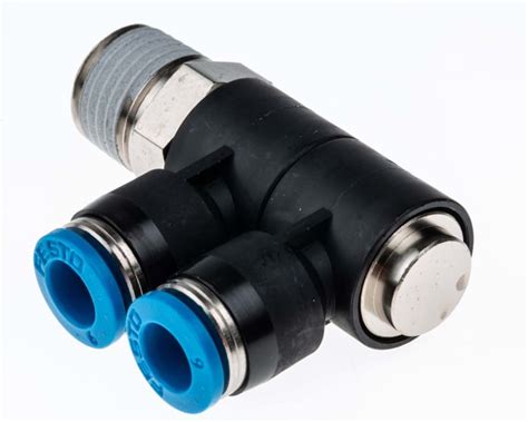 QSLV2-1/4-6 Festo | Festo QSLV Series Multi-Connector Fitting, Threaded ...