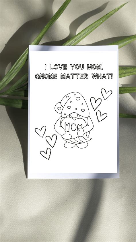 Free Printable Mothers Day Cards to Color for Kids - Life is Sweeter By ...