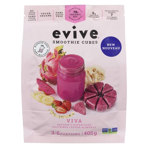 Buy Evive Gluten-Free Frozen Smoothie Cubes Viva 405 g | FreshCo