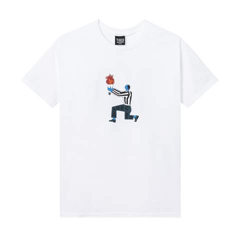 TIRED SKATEBOARDS - OH HELL NO SS Tee - white | REVERSE STORE